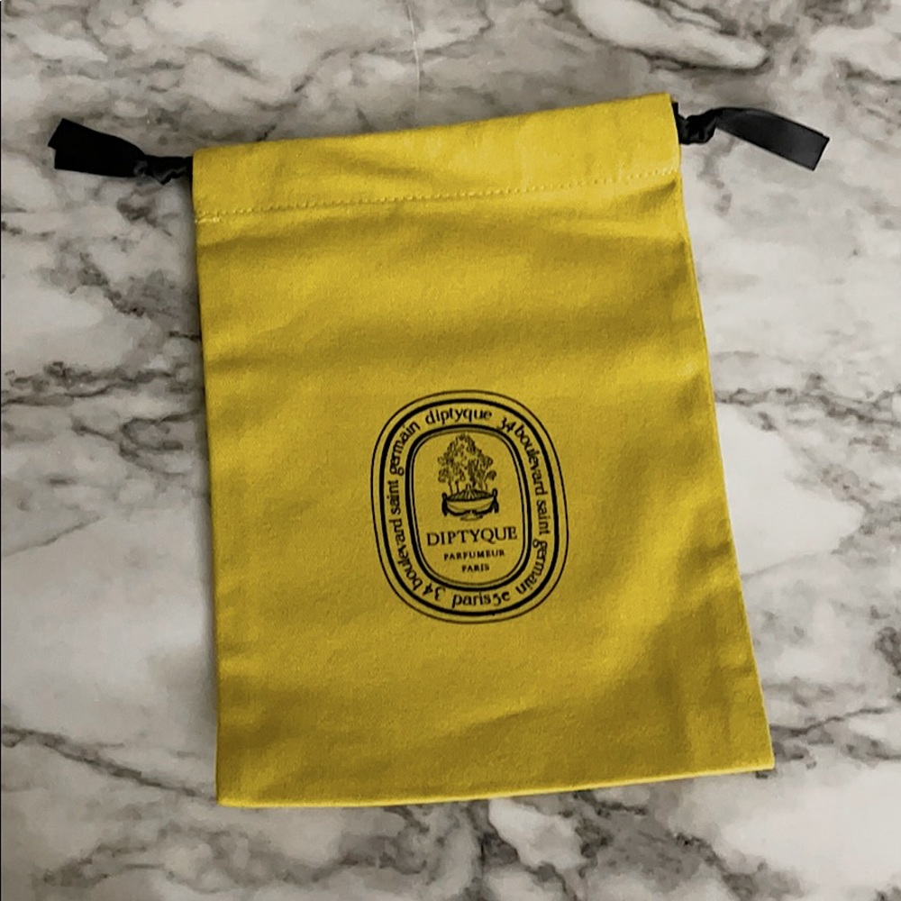 Diptyque Yellow Mustard Pouch Bag (small)